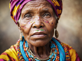 Elderly Wisdom: A Portrait of Cultural Heritage and Tradition