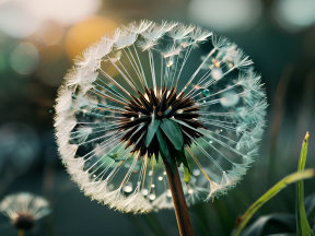 The Life Cycle and Seed Dispersal Mechanism of the Dandelion Clock