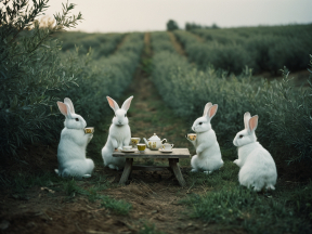 Lapin à la campagne