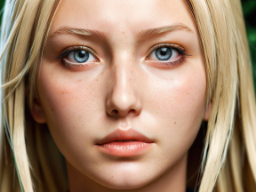 Layered Portrait: Exploring Depth and Texture in Digital Facial Art