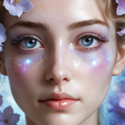 Ethereal Beauty: A Dreamlike Portrait of Nature and Grace