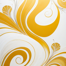 Vibrant Abstract Flow: A Close-Up of Organic Swirling Patterns in Warm Yellows