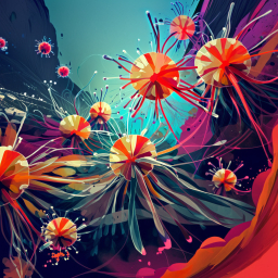 Vibrant Underwater Coral Reef: A Dynamic and Colorful Marine Ecosystem