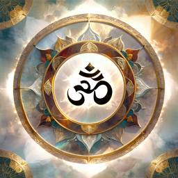 Intricate Spiritual Artwork Featuring Stylized Ganesha Amid Lotus and Mandala Motifs