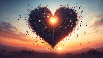 Melodies of the Heart: A Symphony of Love at Sunrise