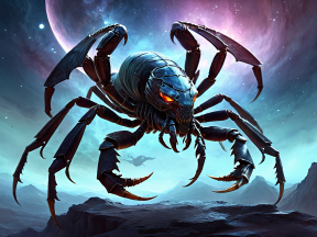 Menacing Giant Spider Boss in a Mystical Fantasy Realm