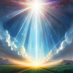 Radiant Dawn: A Serene Sunrise Over Rural Fields