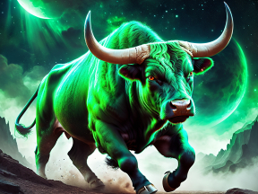 Epic Fantasy Bull Warrior: Dramatic Battle Scene with Stylized Horns