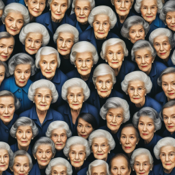 Faces in Uniformity: A Mosaic of Repetition and Identity