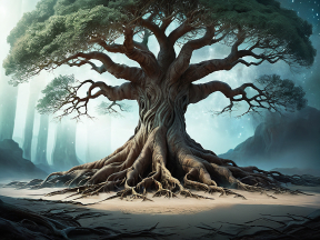 Enchanted Canopy: The Mystical Tree of the Otherworld