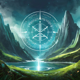 Enchanted Compass: Navigating the Mystical Realms Under a Starry Sky