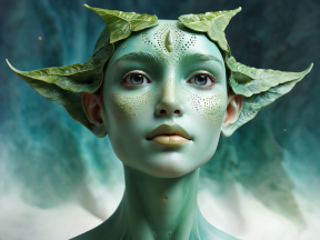 Artistic Mermaid Transformation: Human Meets Mythical Sea Creature in Stunning Visual Design