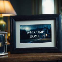 Spooky Welcome Home: Halloween Nighttime Decor on Display