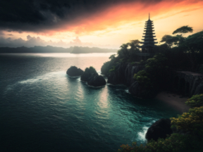 Pagode Asiatique imaginaire