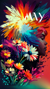 Vibrant Visions: An Abstract Celebration of Nature and Perception