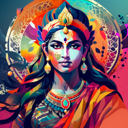 Divine Multitude: A Vibrant Artistic Tribute to Hindu Deity Iconography