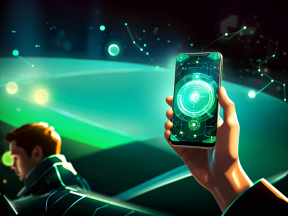 Futuristic Digital Interface: A Sci-Fi Animated Scene with Intriguing Characters