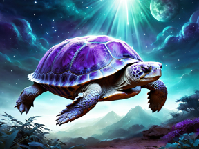 Celestial Voyage: The Enchanted Flight of the Mystic Turtle