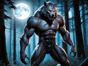 Moonlit Werewolf: A Night in the Enchanted Forest