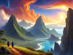 Journey Through the Enchanted Mountains: A Mystical Adventure at Sunrise