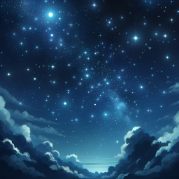 Tranquil Night Sky: A Dreamlike View of the Milky Way and Celestial Wonders