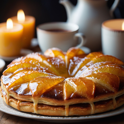Golden-Baked Fruit Tart with Flaky Crust: A Cozy Afternoon Tea Delight