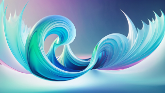 Vibrant Abstract Waves: A Dynamic Fusion of Color and Motion