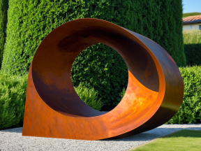 Sculpture Vague Corten