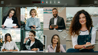 Professional Work Environments: A Collage Depicting Productivity and Teamwork