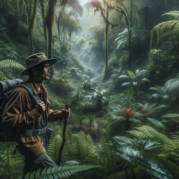 Exploring the Heart of a Lush Tropical Rainforest: An Adventurer's Journey