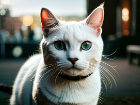 Contemplative Cat on a Windowsill: A Serene Moment Indoors