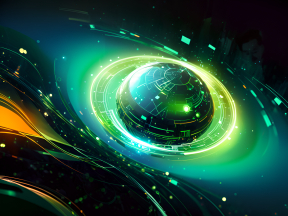 Futuristic Energy Orb: A Fusion of Technology and Mystical Elegance