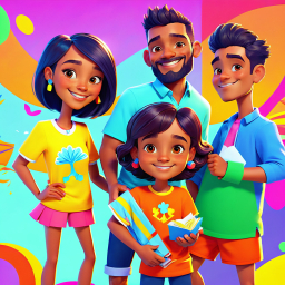 Vibrant Unity: A Colorful Celebration of Togetherness