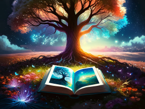 Roots of Imagination: A Magical Journey Through the Storybook Cosmos