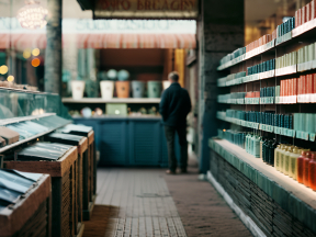 Inside a Charming Old-World European Market: A Glimpse of Traditional Grocery Shopping