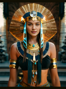 Regal Majesty: A Modern Tribute to Ancient Egyptian Royalty