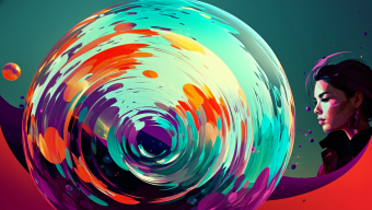 Cosmic Gaze: A Dreamlike Journey Through Vibrant Nebulae