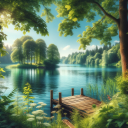 Tranquil Lakeside Retreat: A Serene Escape into Nature