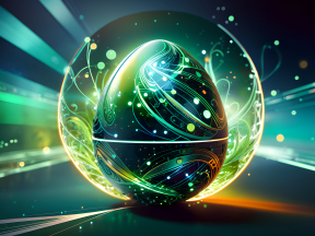 Glowing Orb of Futuristic Mysticism: A Fusion of Science Fiction and Fantasy