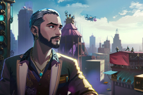 Contemplation Above a Futuristic City: Animated Character on Rooftop Overlook
