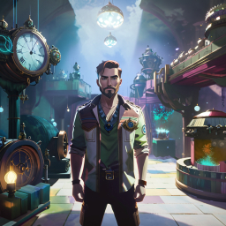 Rugged Adventurer in a Mystical Castle: An Evening of Intrigue and Exploration