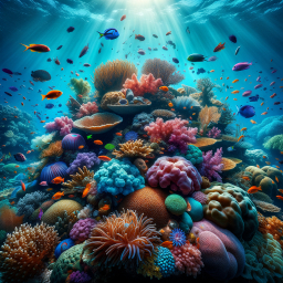 Vibrant Coral Reef Ecosystem: A Colorful Underwater Paradise