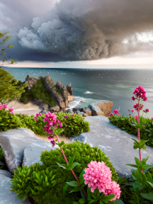 Stormy Coastal Cliffs: A Rugged Path Through Nature's Wild Beauty