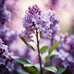 Close-Up of Lavender Spikes with Dreamy Bokeh Background