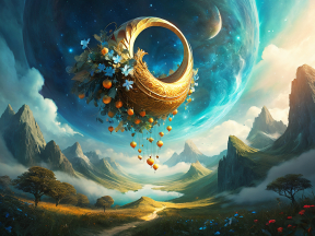 Enchanted Journey Beneath the Radiant Moon