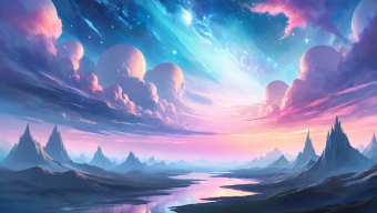 Dreamscape Horizons: A Surreal Journey Through Celestial Realms