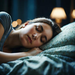 Peaceful Slumber: A Serene Moment of Rest in Warm Morning Light