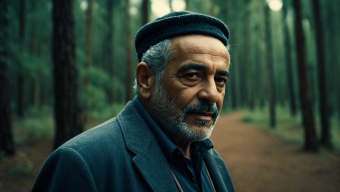 Portrait d'un homme au regard mystérieux