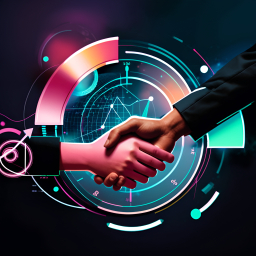 Majestic Long-Haired Cat with Striking Blue Eyes in Outdoor Night Setting