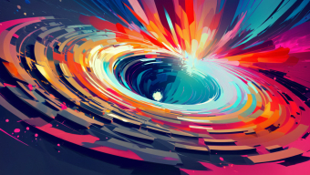 Radiant Ripples: A Vibrant Exploration of Energy and Color